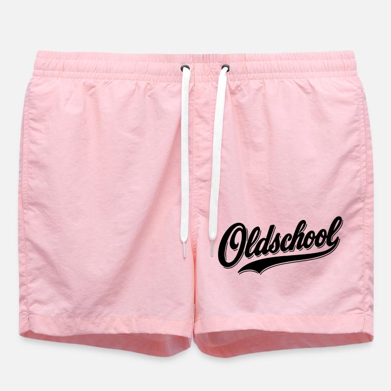 T-shirt rétro à logo oldschool - Short de bain - rose