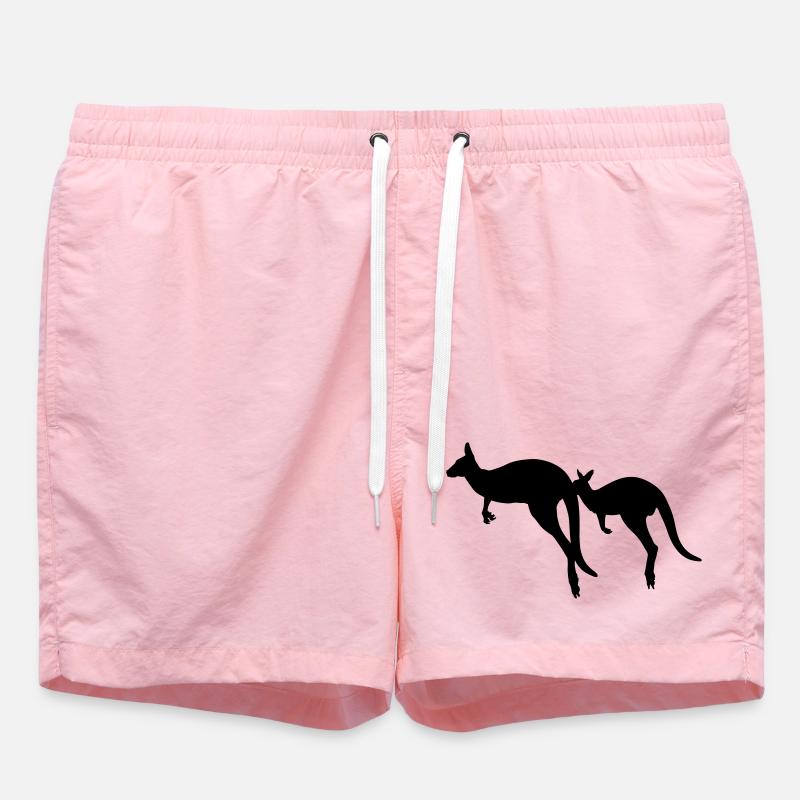 Kangaroo - Swim Trunks - pink