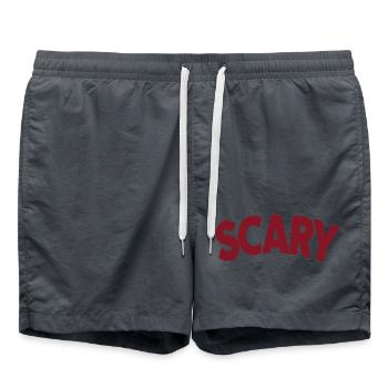 Lettrage Scary Rouge Bold - Short de bain -  - Devant