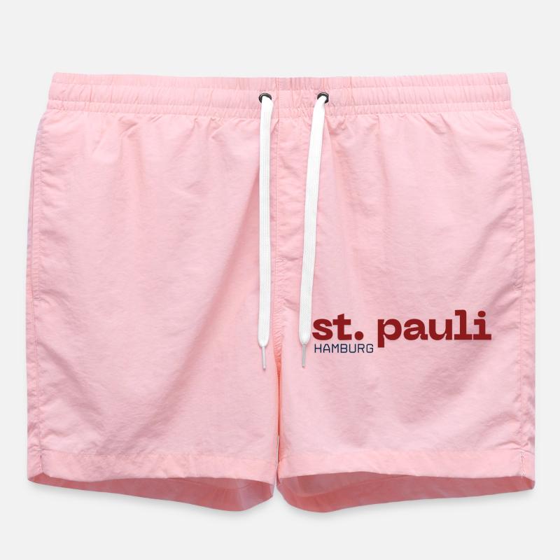 St. Pauli Hambourg beau design simple - Short de bain - rose