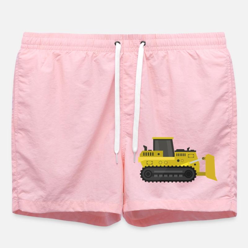 Bulldozer - Short de bain - rose