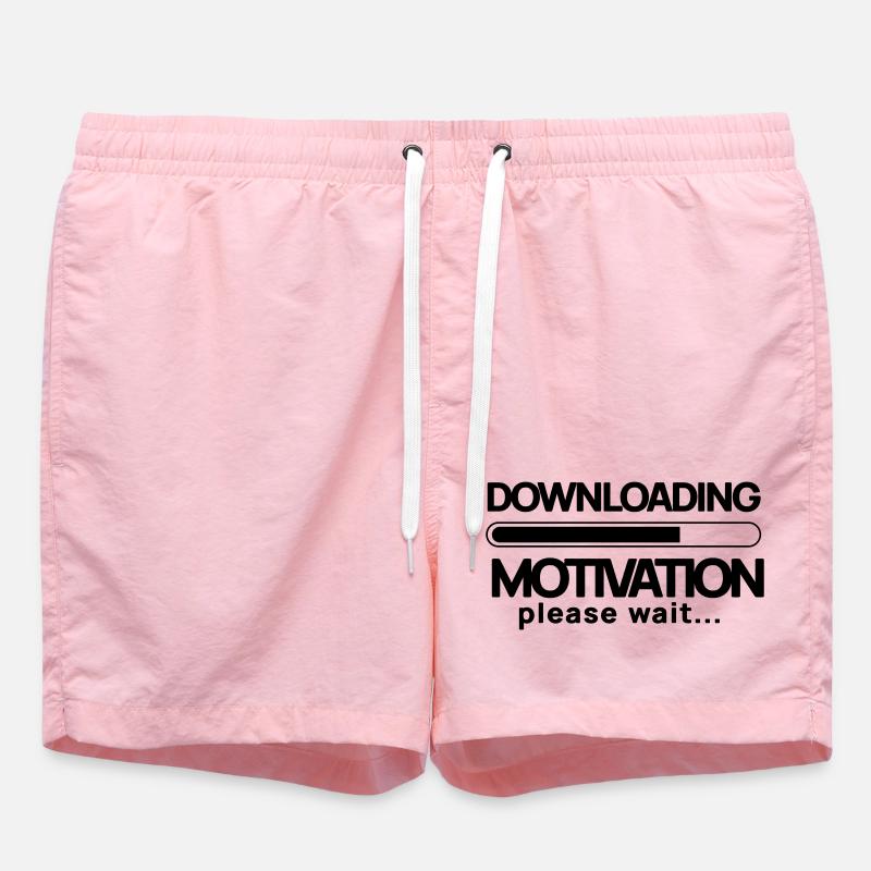 Downloading motivation. Please Wait - Swim Trunks - pink