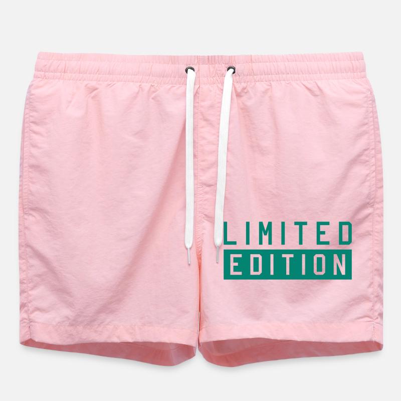 Typographie en édition limitée - Short de bain - rose