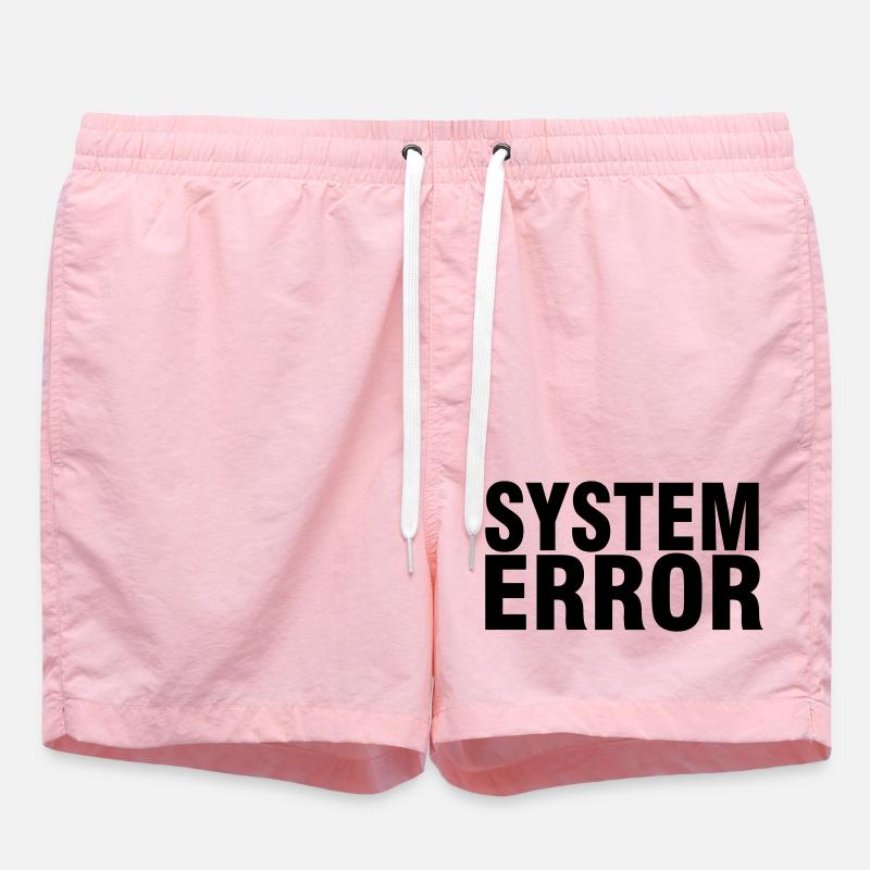 Systemfehler - Badeshorts - Pink