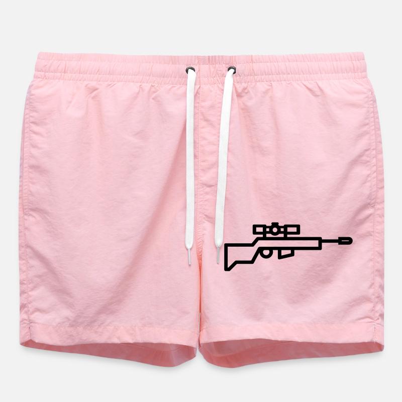 Scharfschütze - Badeshorts - Pink