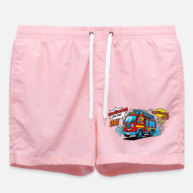 Brigade des pompiers de Bär - Short de bain - rose