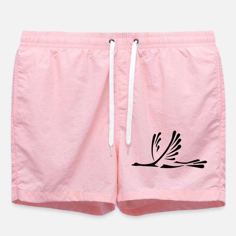 Oiseau - Short de bain - rose