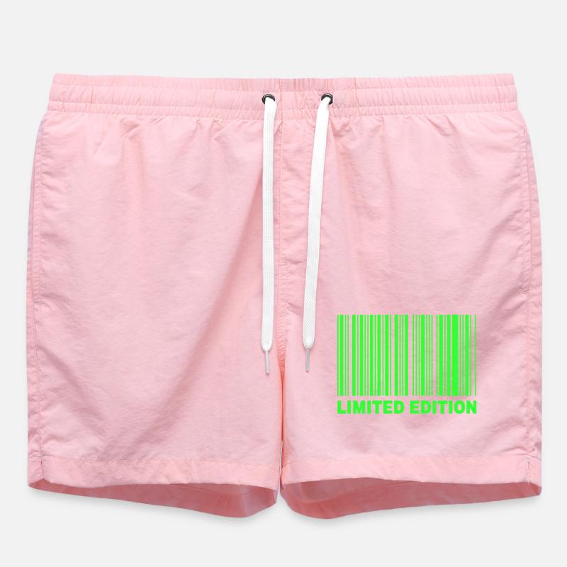 ÉDITION LIMITÉE - CODE-BARRES - Short de bain - rose
