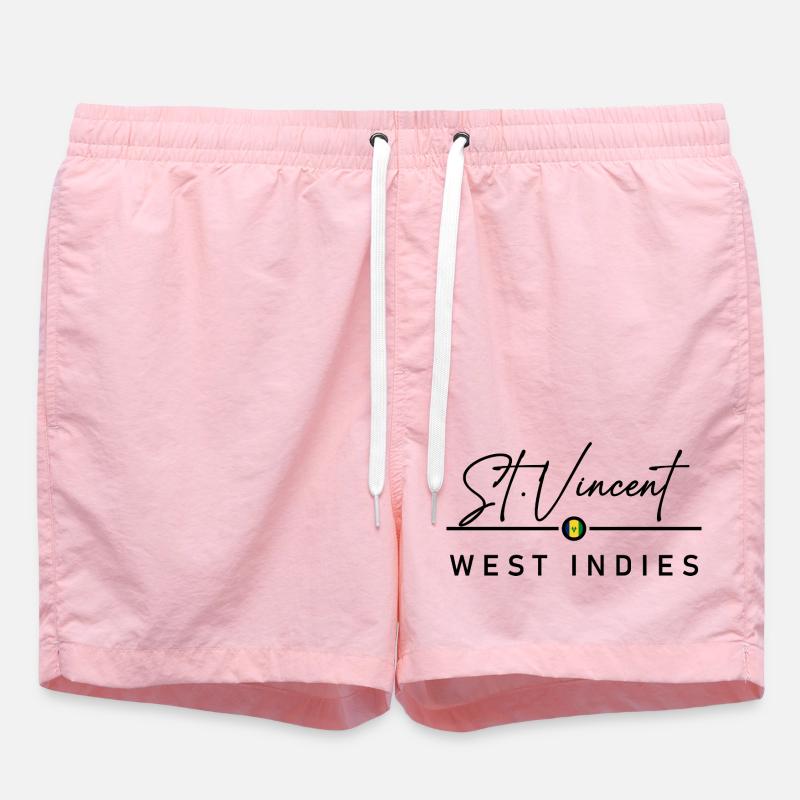 Saint-Vincent-et-Grenadines - Antilles - Caraïbes - Short de bain - rose