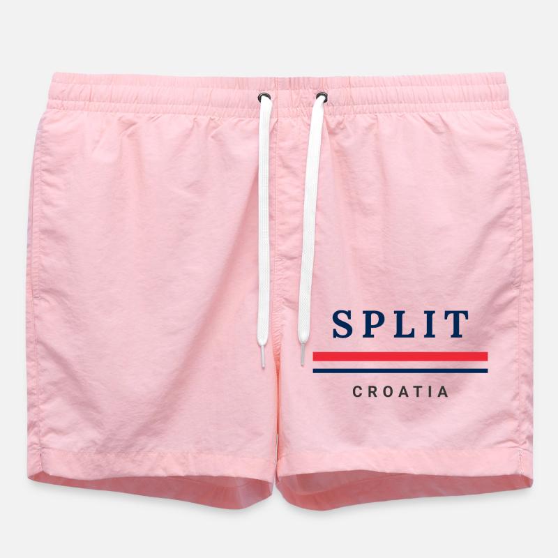Split City, Croatie - Short de bain - rose