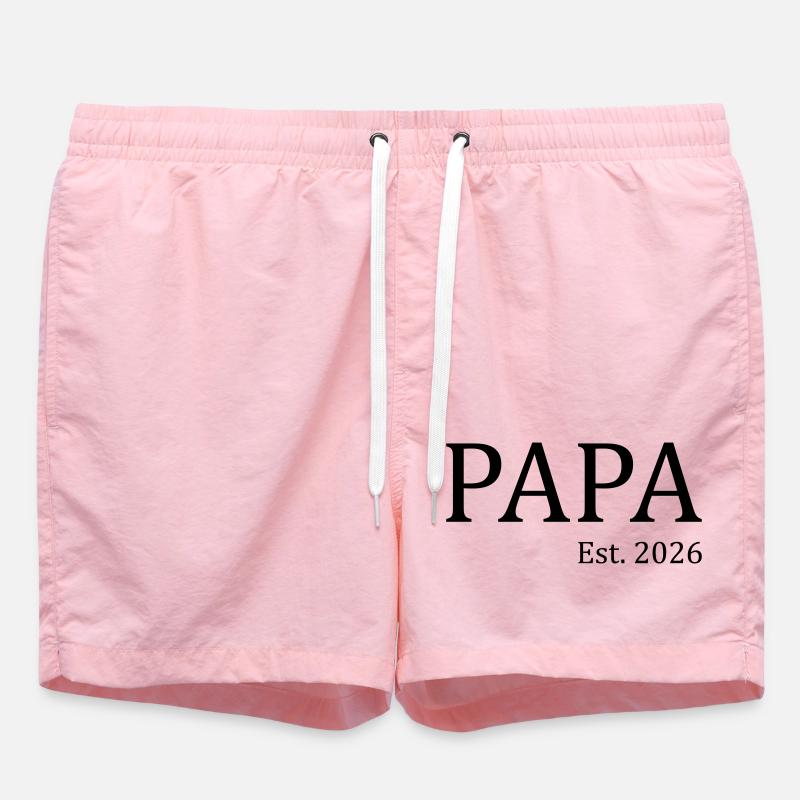 Dad 26 - Swim Trunks - pink