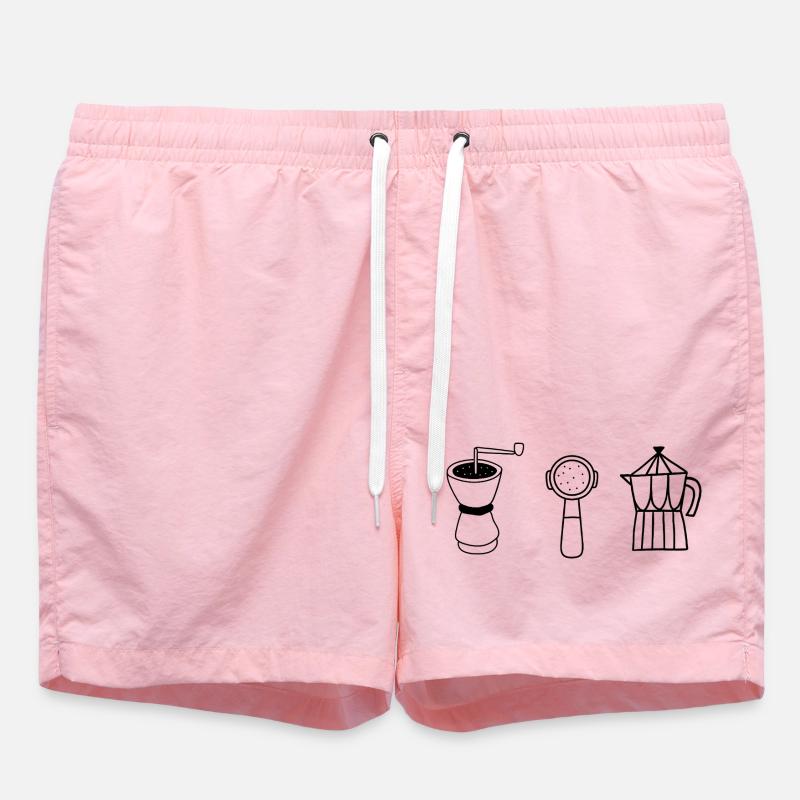 Évolution café  - Short de bain - rose