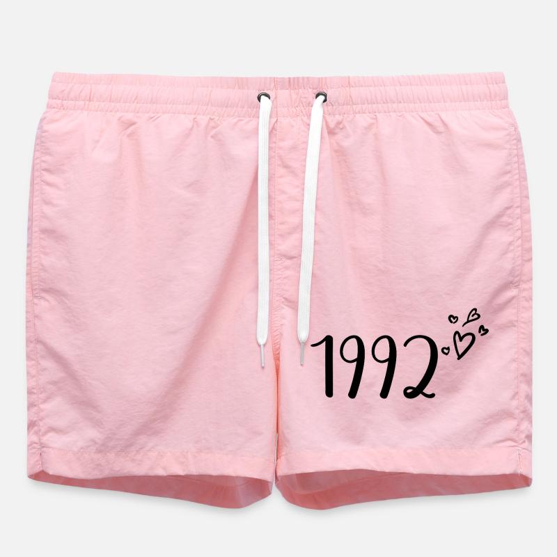 1992 - Short de bain - rose