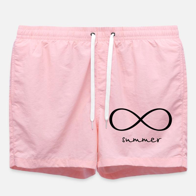infinity sign buzzer - Swim Trunks - pink