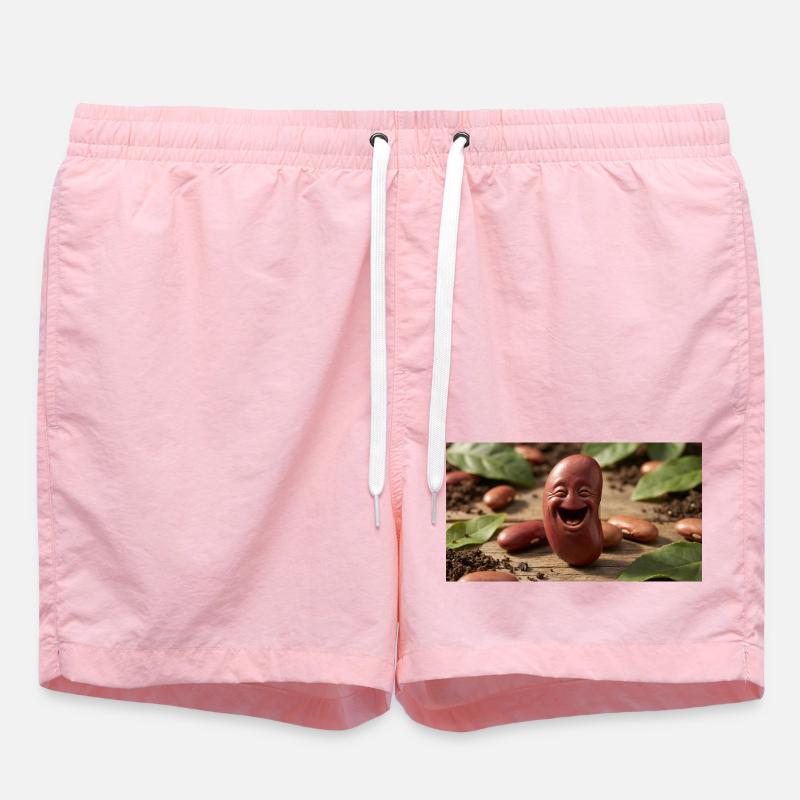 Chickbean Laughing Bean - Swim Trunks - pink
