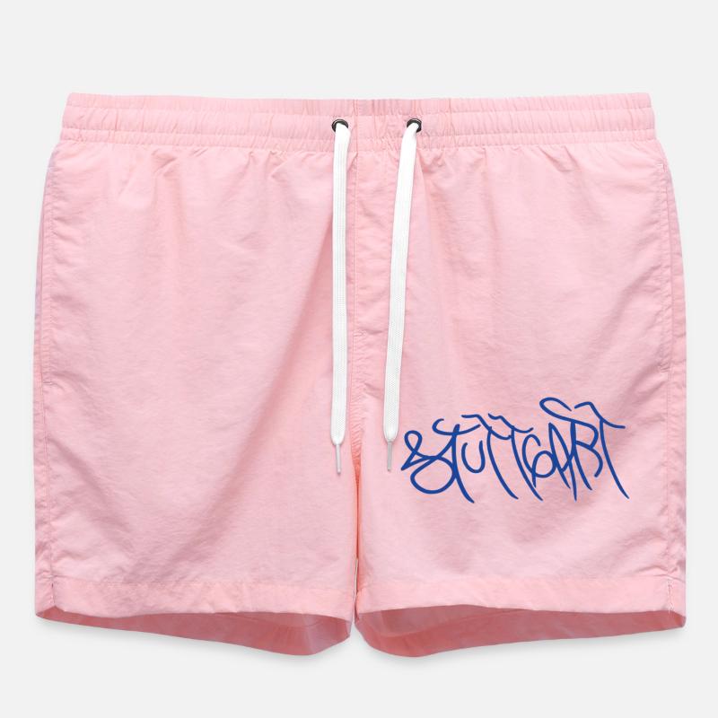 Stuttgart dans le style graffiti - Short de bain - rose