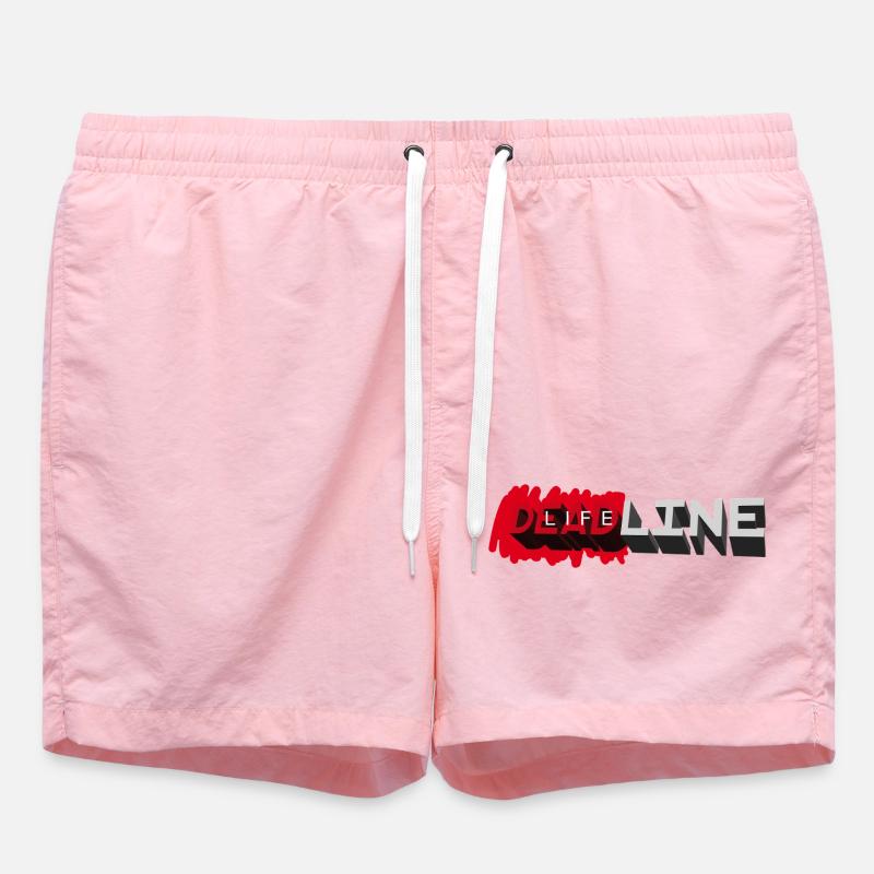 DEADLINE LIFE - let's talk - Short de bain - rose