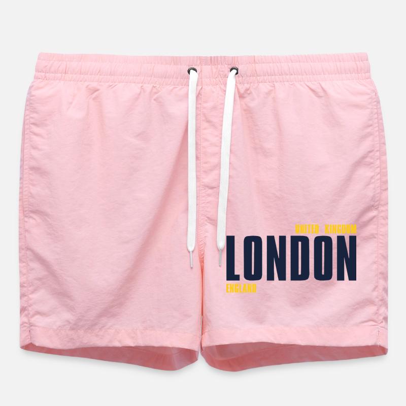 Londres – Angleterre Lyric Design - Short de bain - rose