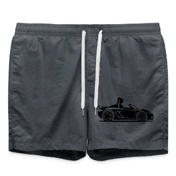 Convertible Car Car Woman - Swim Trunks -  - Front