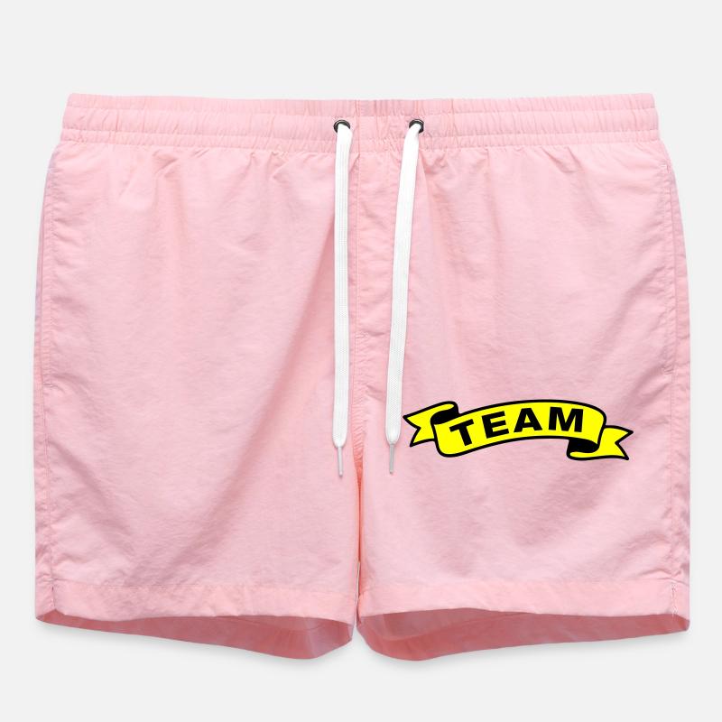 Équipe Banderole - Short de bain - rose