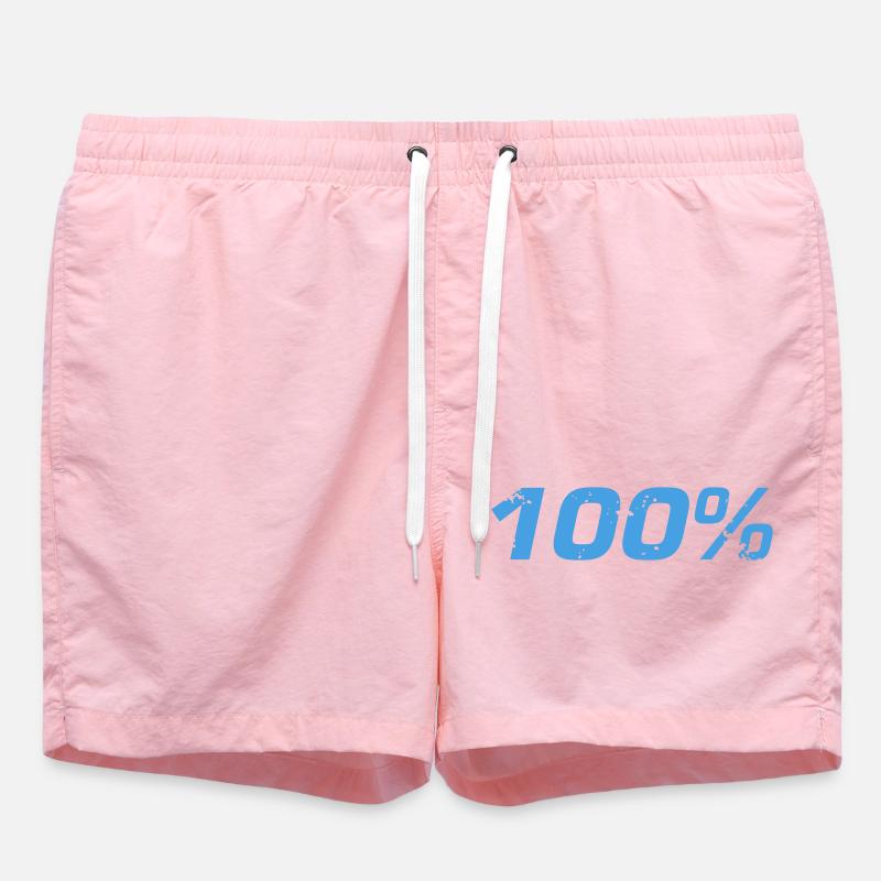 100% - Short de bain - rose
