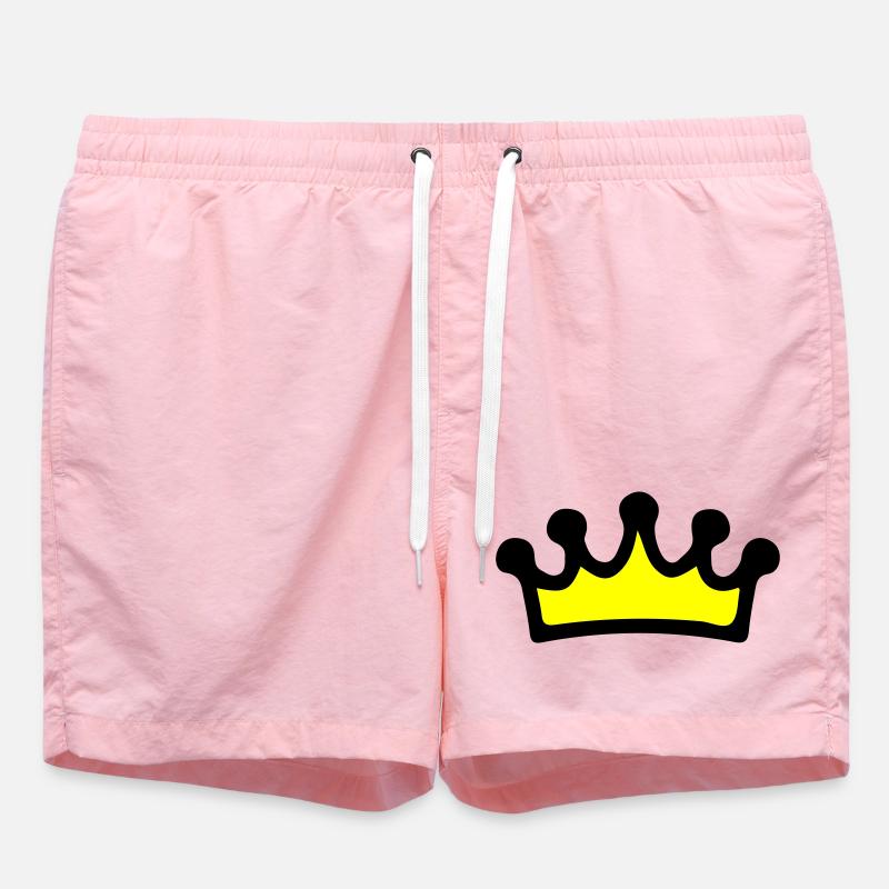 Symbole de la couronne - Short de bain - rose