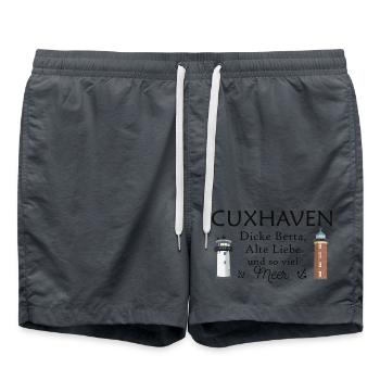 Cuxhaven, phares dessinés à la main, vieil amour - Short de bain -  - Devant