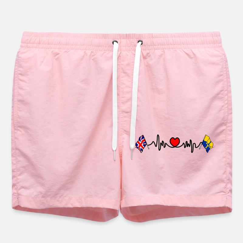 Herzfrequenz in Durham & UK - Badeshorts - Pink
