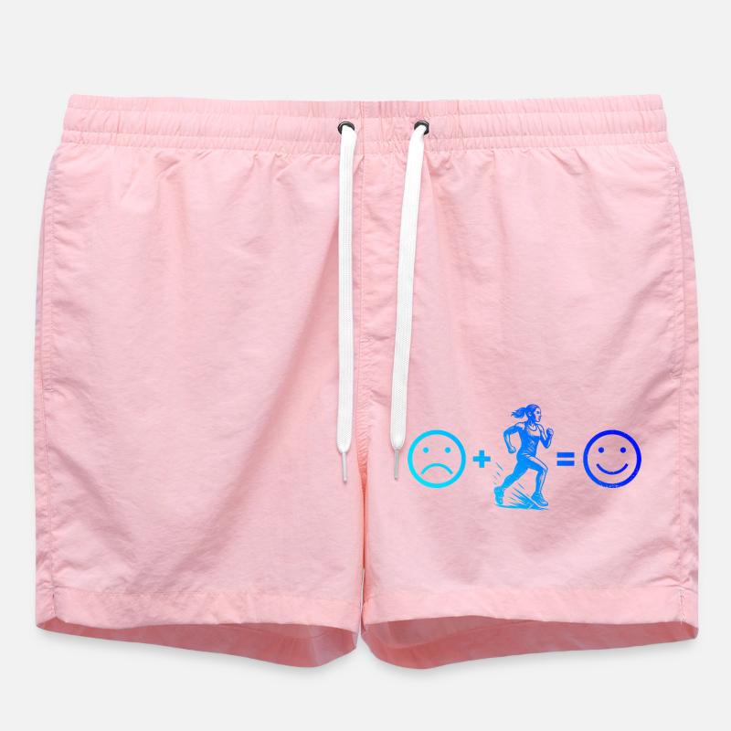 Motif emblématique de la course - Short de bain - rose