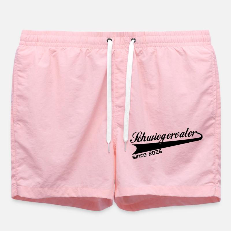 Schwiegervater 2026, bester Schwiegervati ever - Badeshorts - Pink