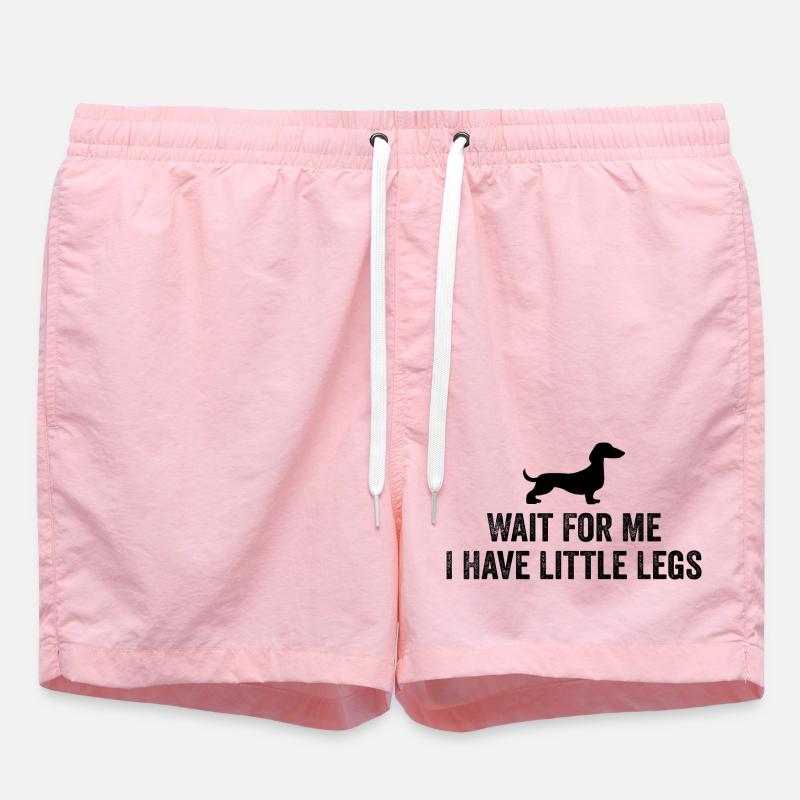Bester Dackel Mama Papa Hundebesitzer Geschenk - Badeshorts - Pink