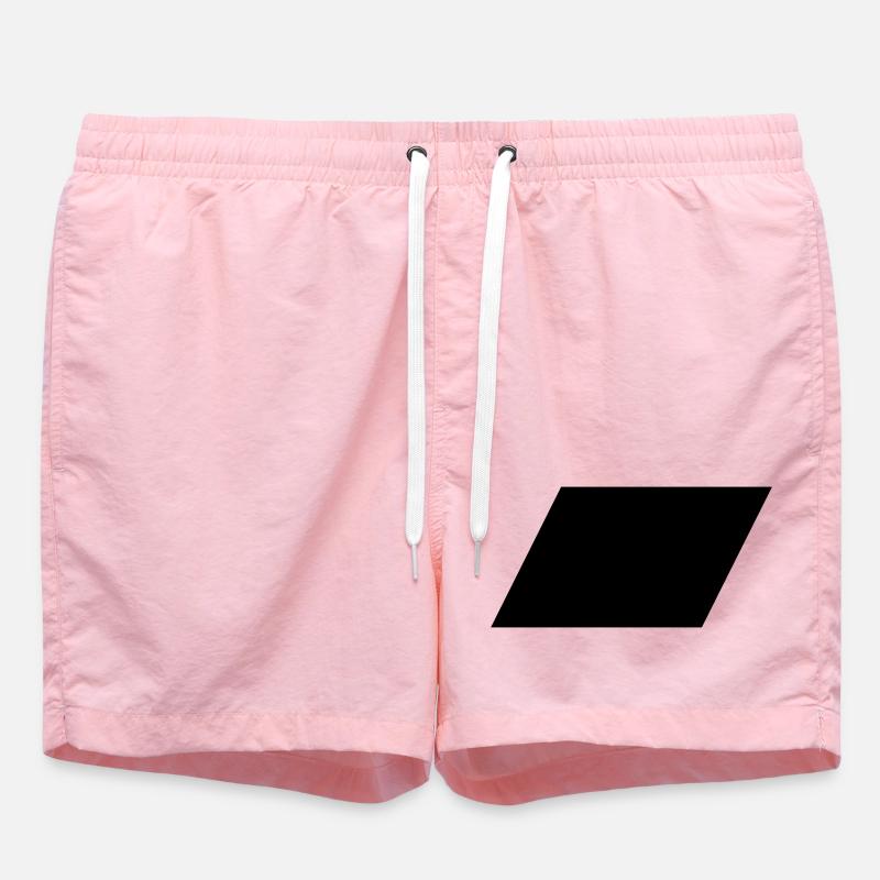 Parallelogram - Swim Trunks - pink