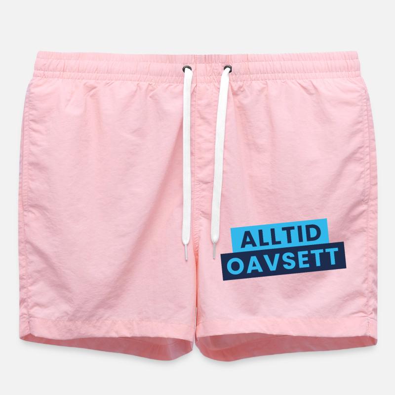 Always Regardless—Stylish Statement - Swim Trunks - pink