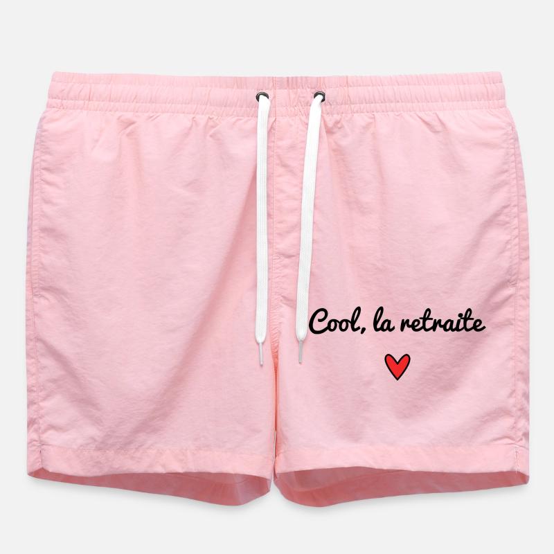 RETRAITE. RETRAITE. RETRAITEE. RETRAITE - Short de bain - rose