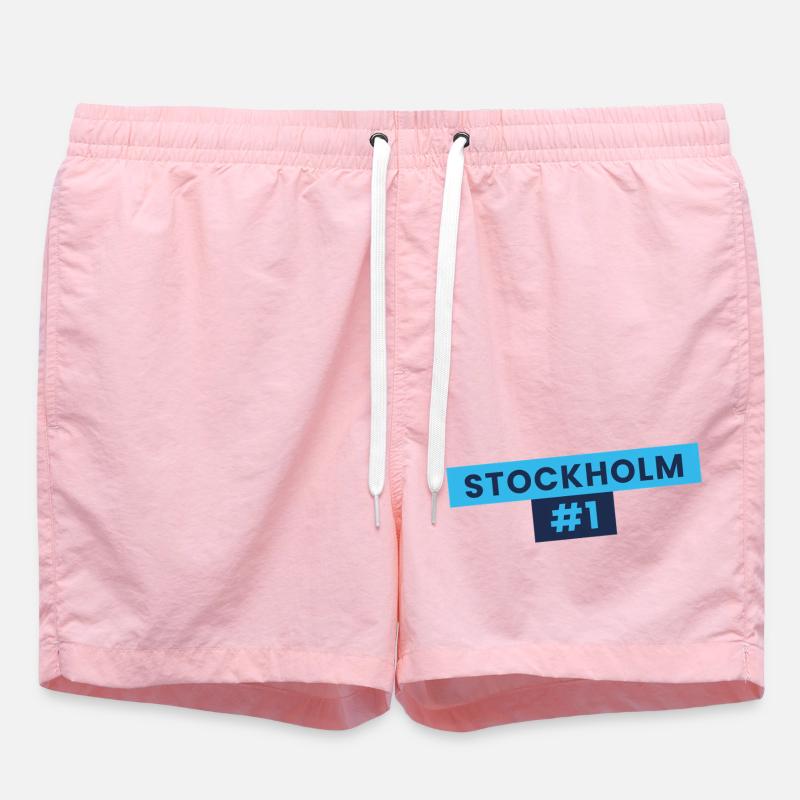 Conception de la bannière Stockholm #1 - Short de bain - rose