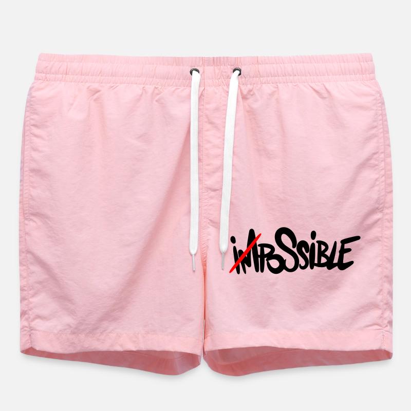 possible Everything is possible - Swim Trunks - pink