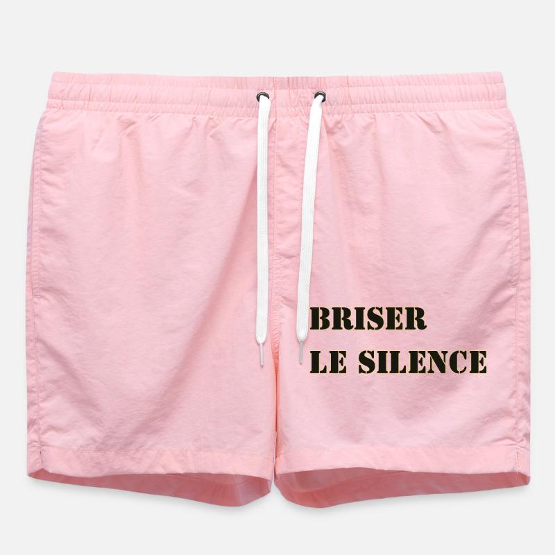 BRISER LE SILENCE - Short de bain - rose