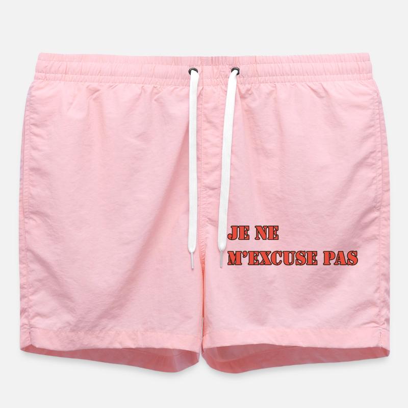 I DON'T APOLOGIZE - Swim Trunks - pink