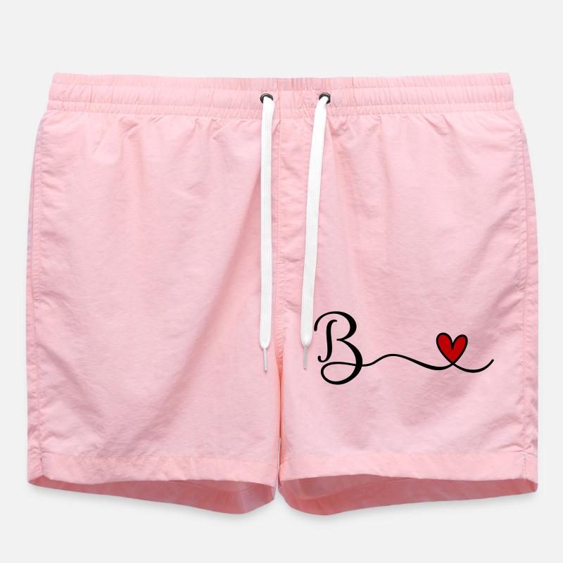 b - Short de bain - rose