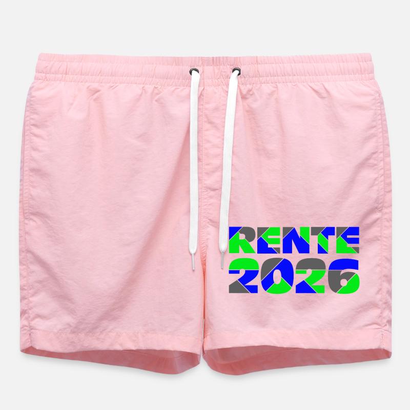 Rente 2026 - Short de bain - rose
