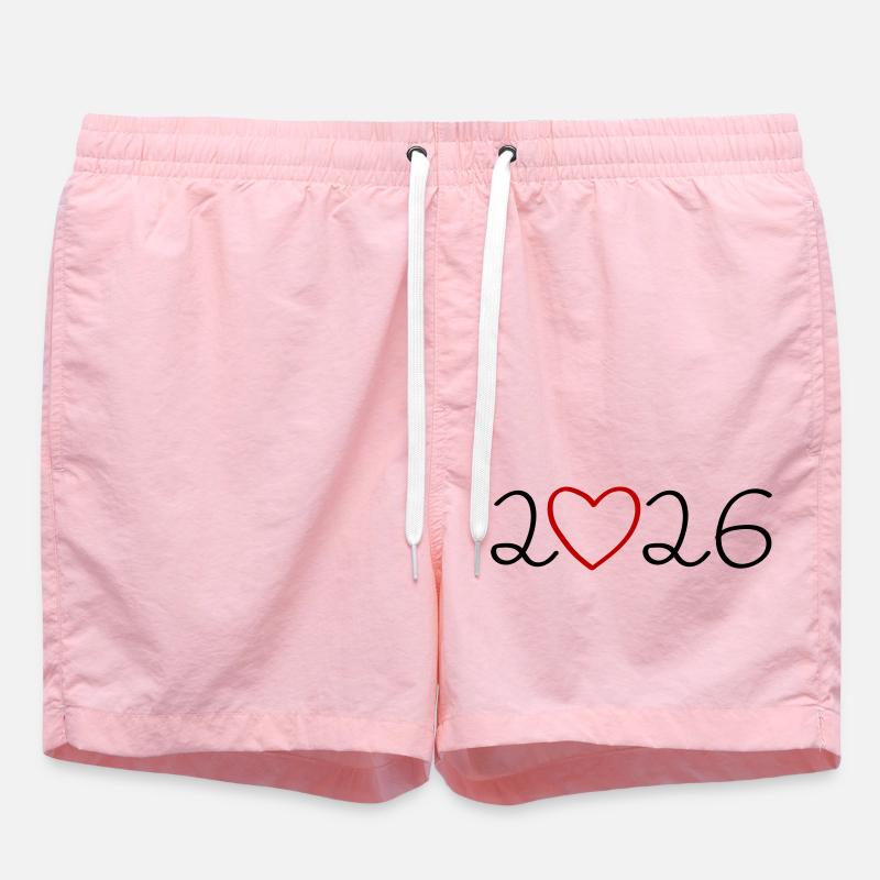 Cœur 2026 - Short de bain - rose