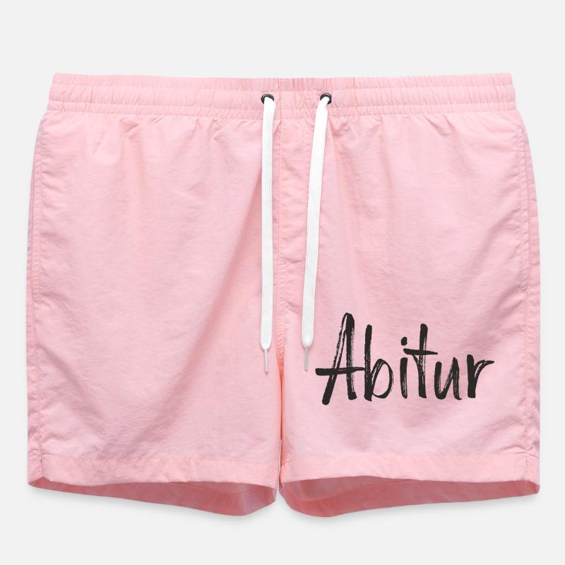 Conception du texte Abitur - Short de bain - rose