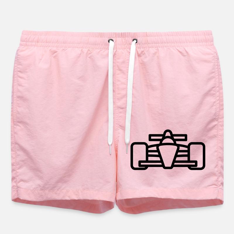 voiture de course - Short de bain - rose