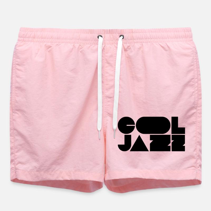 Kühnes, cooles Jazz-Logo-Design - Badeshorts - Pink