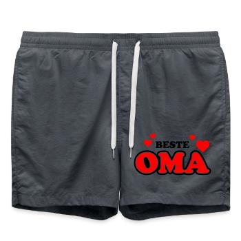 Logo de cœur de grand-mère avec des accents d’amour - Short de bain -  - Devant