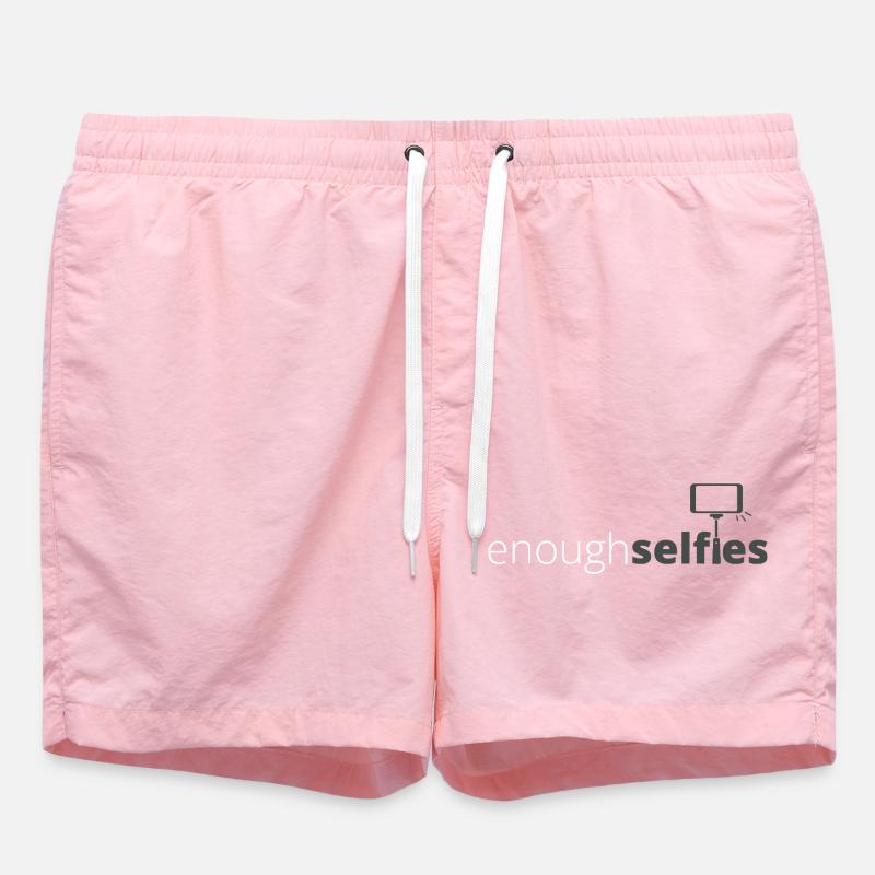 Enough_white - Short de bain - rose