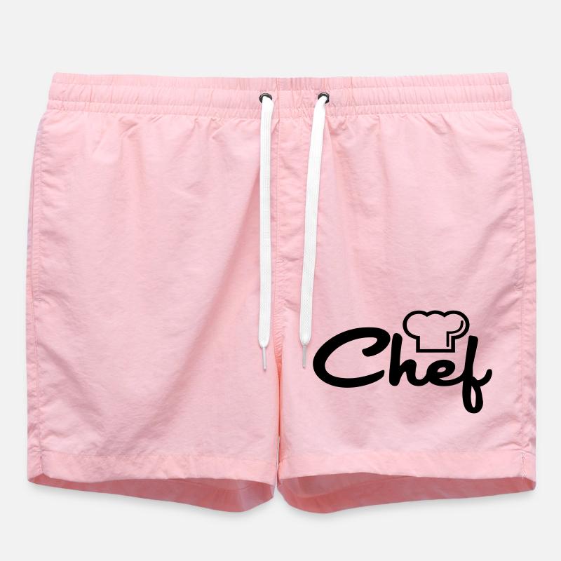 Chef de cuisine - Short de bain - rose