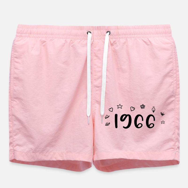 1966 Anniversary 1966 Retro 1966 - Swim Trunks - pink