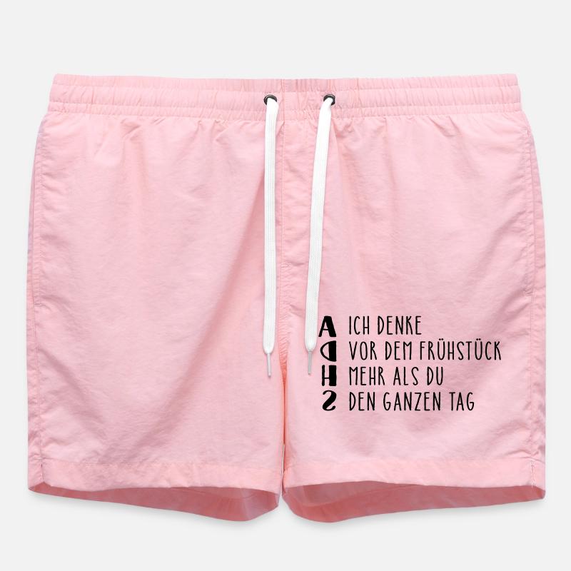 Déclaration provocante sur le TDAH - Short de bain - rose