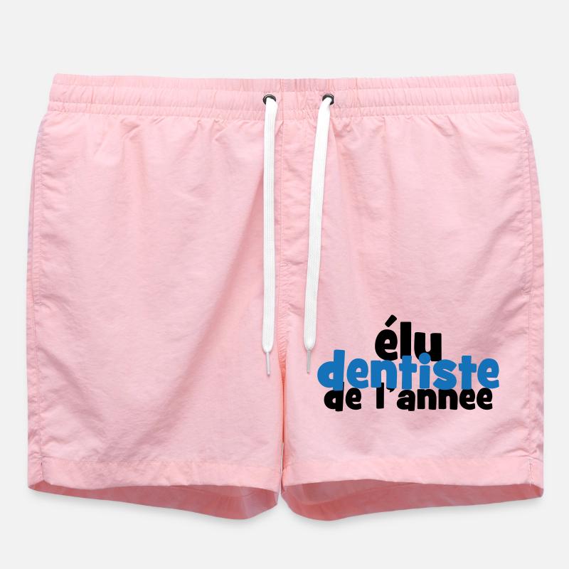 Badge Élu Dentiste de l'Année - Short de bain - rose